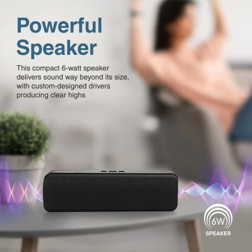 PROMATE 6W Wireless HD Bluetooth Portable Speaker. Built-in 1200mAh