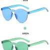 Eyewear Candy Fashion Flat Sunglasses Luxury Brand Various Colors
