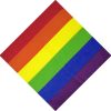 Scarf Festival Rainbow Colorful Six Stripes LGBTQIA+ 55x55CM