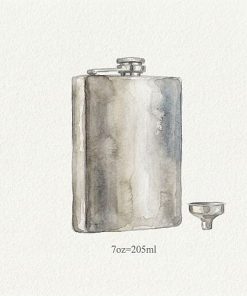 7 oz Stainless Steel Hip Flask with Funnel Pocket Best Seller