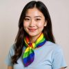 Scarf Festival Rainbow Colorful Six Stripes LGBTQIA+ 55x55CM