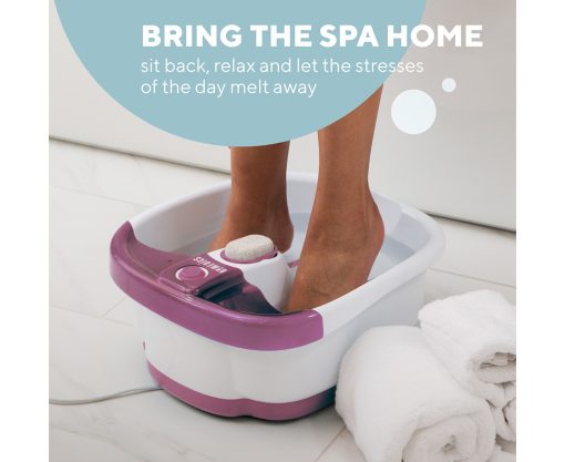 Homedics Bubble Bliss Foot Spa FB-55-AU Purple