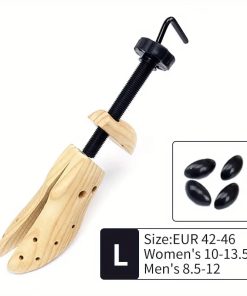 Adjustable Wooden Shoe Stretcher for Men & Women - Fits High Heels, Boots, Casual Shoes |