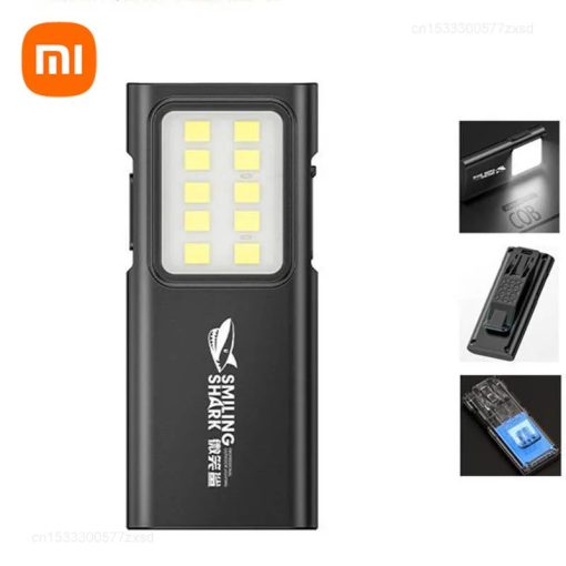 Xiaomi Smiling Shark LED Torch Light | Rechargeable Mini Work Light TIP065