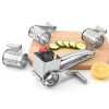 Stainless Steel Cheese Grater with 3 cutters