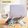 Laptop Holder Stand Adjustable Foldable Bracket for Macbook Air Pro 9-15 inch Lifting Non-slip Cooling Holder