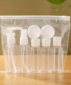 7pcs Travel Bottles For Toiletries, Empty Refillable Travel Size Containers