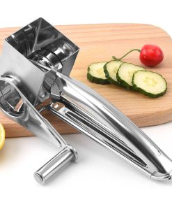 Stainless Steel Cheese Grater with 3 cutters