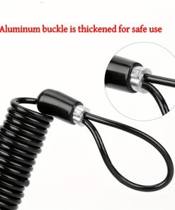 Bicycle Disc Brake Lock Reminder Rope, Portable Warning Rope, Motorc