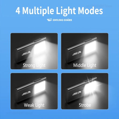 Xiaomi Smiling Shark LED Torch Light | Rechargeable Mini Work Light TIP065