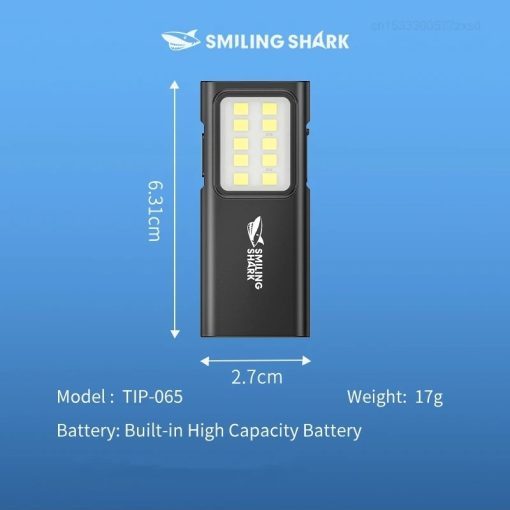 Xiaomi Smiling Shark LED Torch Light | Rechargeable Mini Work Light TIP065