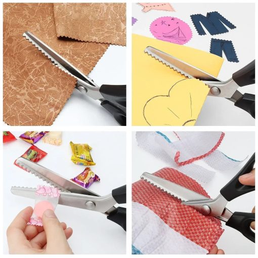 Pair of Pinking Dressmaking Shears triangle scissors sewing Best Seller