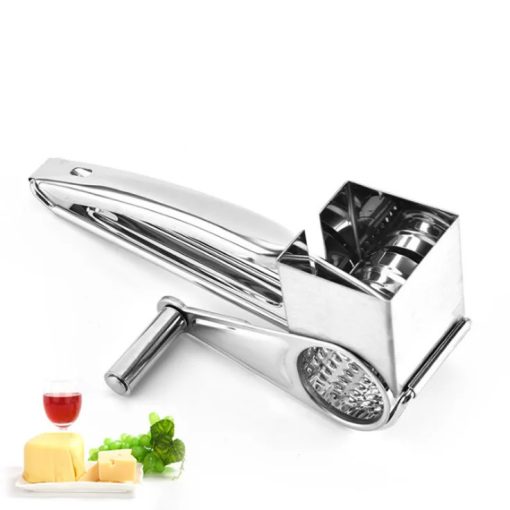 Stainless Steel Cheese Grater with 3 cutters