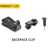 Action Camera Backpack Clip Holder for Osmo Pocket 3 Gopro Hero Insta360 x3 Acc