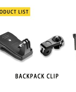 Action Camera Backpack Clip Holder for Osmo Pocket 3 Gopro Hero Insta360 x3 Acc