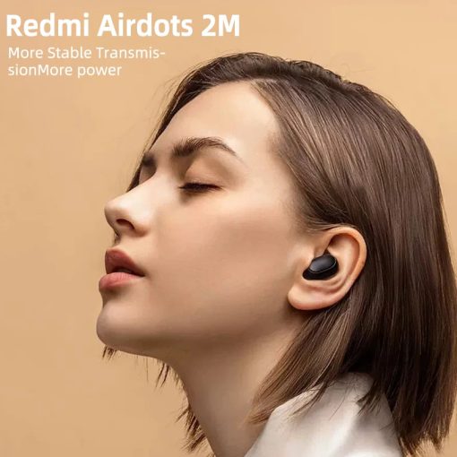 New Xiaomi Redmi Airdots 2 Wireless Bluetooth Headset with Mic Earbuds Airdots 2 - Image 5