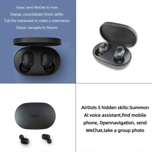 New Xiaomi Redmi Airdots 2 Wireless Bluetooth Headset with Mic Earbuds Airdots 2 - Image 6