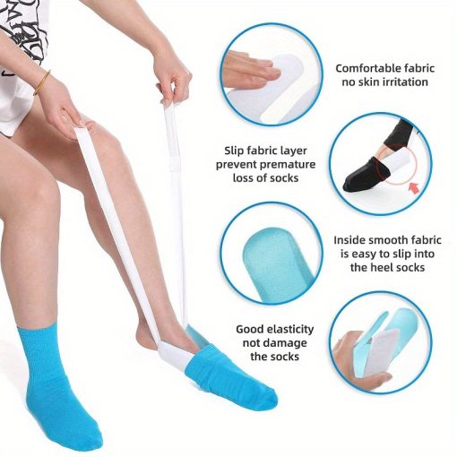 Easy-On Sock Tool - No Bending Required, Ideal for Seniors  Pregnant - Image 10