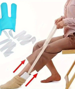 Easy-On Sock Tool - No Bending Required, Ideal for Seniors  Pregnant