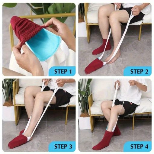 Easy-On Sock Tool - No Bending Required, Ideal for Seniors  Pregnant - Image 6