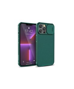 Orco Magsafe Compatible Heavy Duty Case With Camera Cover for iPhone 14 Pro Max (Green)