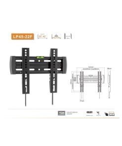 Brateck Flat Panel TV Wall Mount For 23″~42″ flat-panel TVs