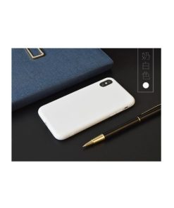 iphone 7 Plus Thin Coque Matte Silicone Black case