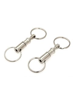 Key rings Detachable Pull Apart Quick Release Keychain