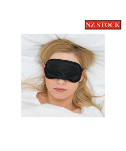 2 x Silky Eye Blindfold Sleep Mask Black