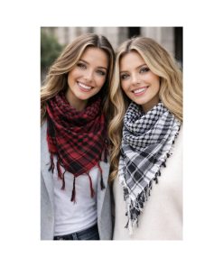 Grey or Red Quality Shawl Unisex Best Seller