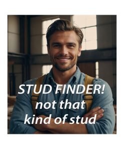 BRATECK Easy-Use Stud Finder With Bubble Level