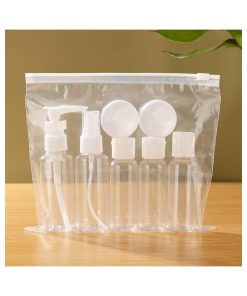 7pcs Travel Bottles For Toiletries, Empty Refillable Travel Size Containers
