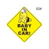 Car Sticker Baby Warning Safety Sign