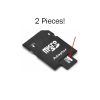 Memory Card Reader 2 x High Quality Flash MIcrosd TF TO SD