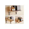 Folding Angle Bracket Heavy Support Adjustable 14 Inch Triangle set of two pair