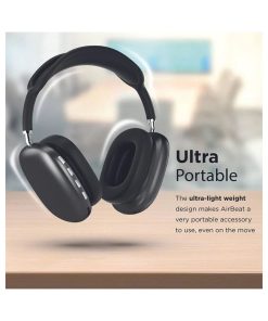 Promate Stereo Bluetooth V5.0 Wireless Over-Ear Headphones.