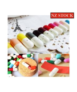 Novel Message Letter Capsule in Candy Jar Love Pills x 50