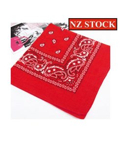 Bandanna Summer Scarf Red Bandana 55cm x 55cm