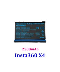 2500mAh High Capacity Battery For Insta360 X4 + Case
