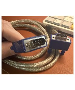 vga monitor male to male right angle 1m