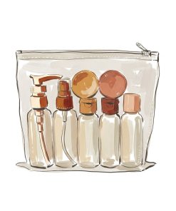 7pcs Travel Bottles For Toiletries, Empty Refillable Travel Size Containers
