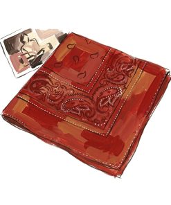 Bandanna Summer Scarf Red Bandana 55cm x 55cm