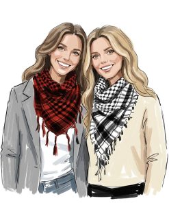 Grey or Red Quality Shawl Unisex Best Seller