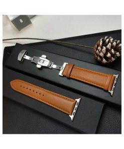 Genuine Leather For Apple watch band 45mm 44mm 49mm