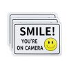 Sticker Smile You’re on Camera Vinyl Decal,22cm*6cm