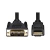 Dynamix C-HDMIDVI-1 Single Link HDMI to DVI-D Male Cable – 1m