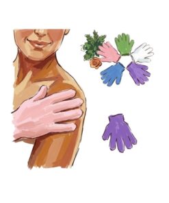 Exfoliating Gloves 1 pair 2x gloves Massage Shower Bath